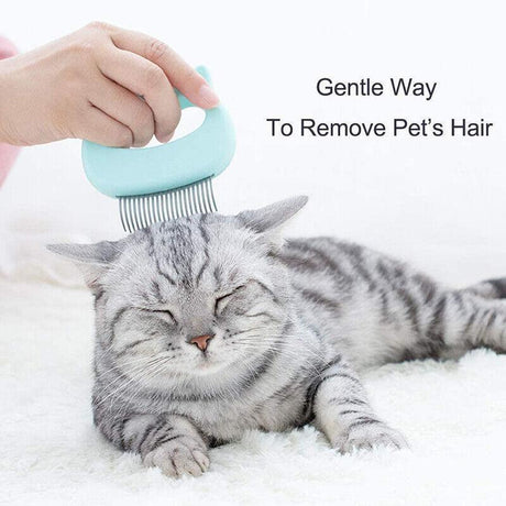 Flea Comb and Massager for Pet Grooming