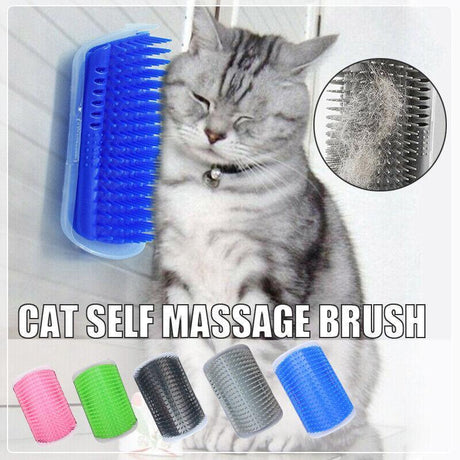 Cat hair brush and scratcher