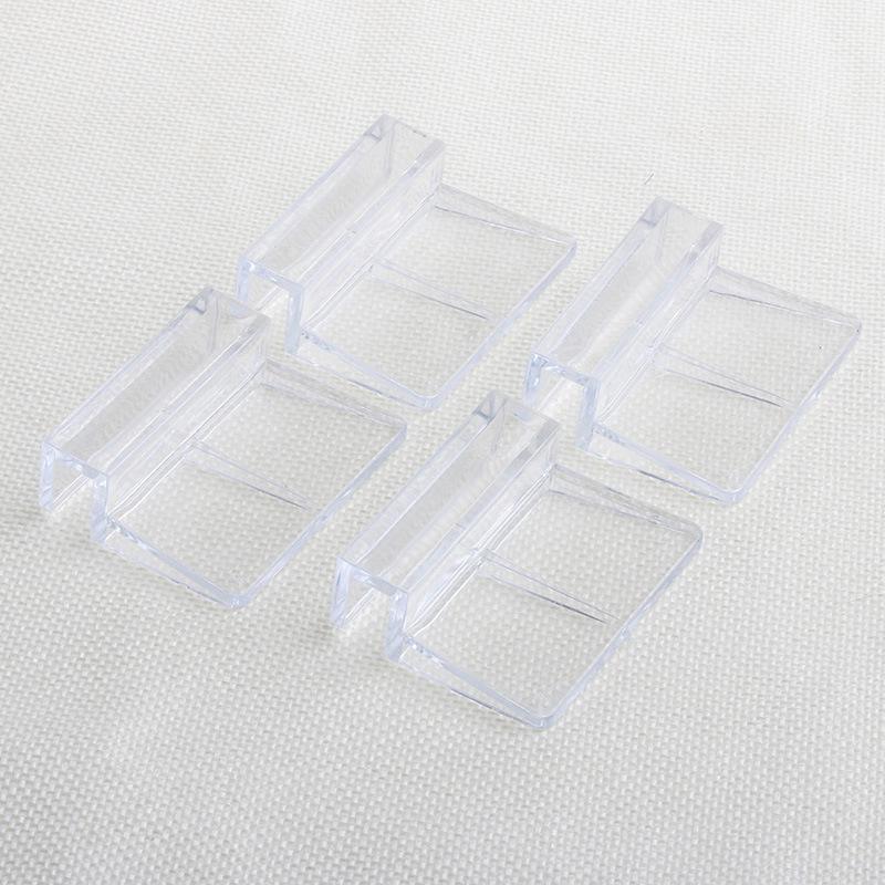 4pcs Aquarium Glass Cover Support Clips 6/8/10/12mm