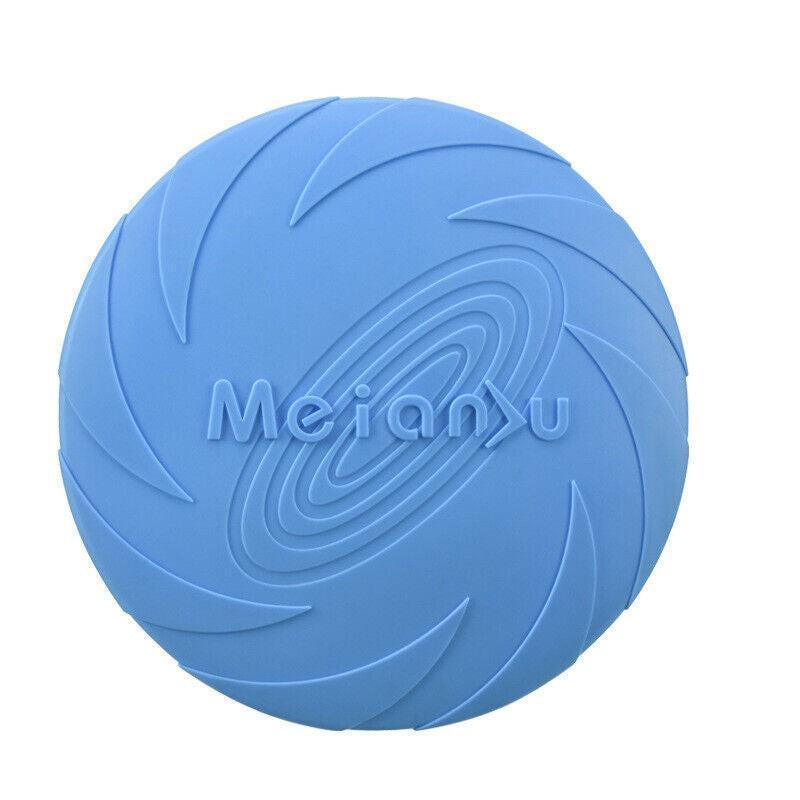 Dog Frisbee Rubber Outdoor Training Toy 6 Colours