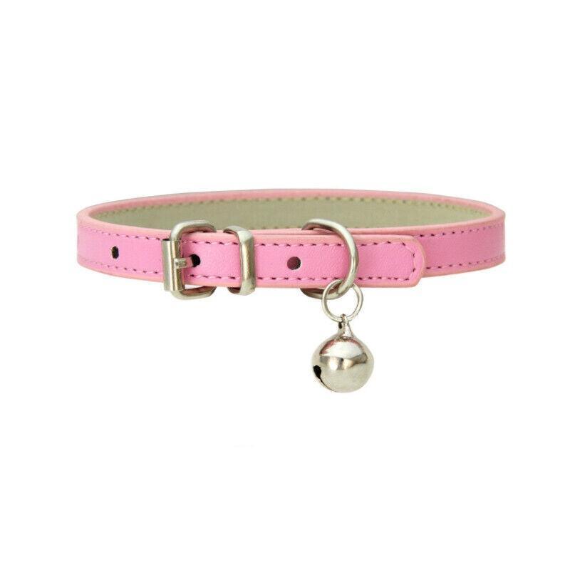 Stylish Designer Dog Collars Premium Leather & Adjustable Fit 9 Colours