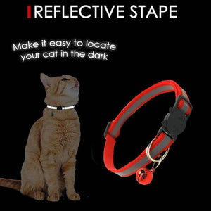 Reflective Cat Collar with Bell