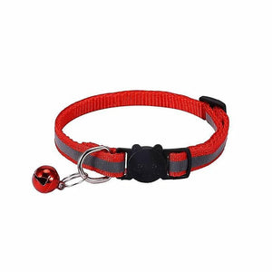 Pet Collar With Reflective Stripe Light Up Collars 12 Colours