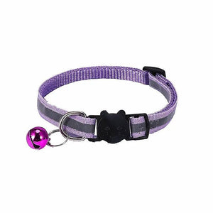 Pet Collar With Reflective Stripe Light Up Collars 12 Colours