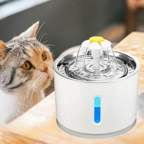 LED Automatic Pet Water Fountain for Hydrated Pets