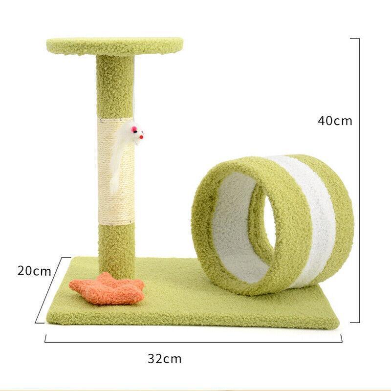 Cactus Cat Tree Scratching Post Tower 32*20*40cm Cat Tree