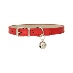 Leather Pet Collar 1*30cm Designer Pet Collars For Cats and Dogs 9 Colours