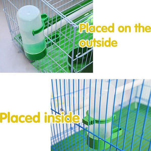 4-Piece Set Bird Water Feeder and Food Feeder for Bird Cages