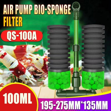 Biochemical sponge foam filter for aquariums