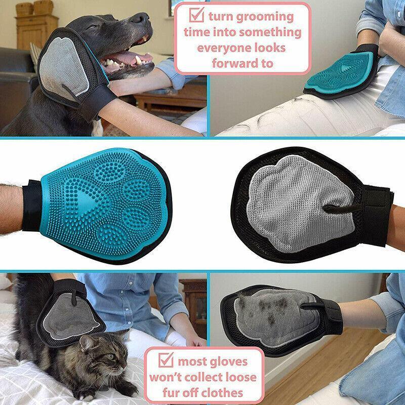 Dog Washing Gloves for Gentle Bathing