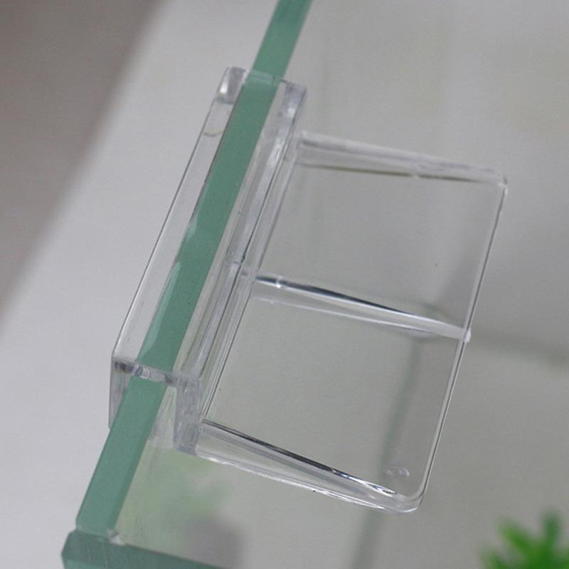 4pcs Aquarium Glass Cover Support Clips 6/8/10/12mm