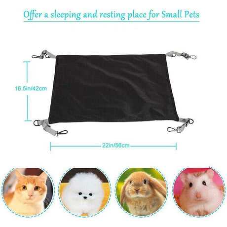 Waterproof Hanging Cat Hammock for Cages or Chairs