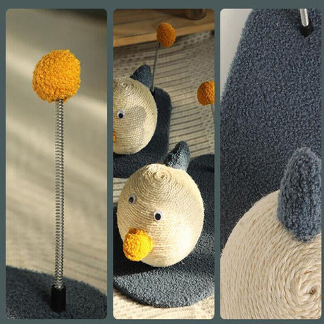 Cat Scratching Post with Ball - Pet Scratcher Toy