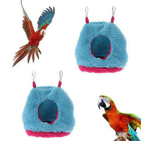 Cozy Parrot House Hammock Hut for Birds