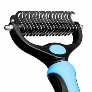 Versatile Deshedding Brush for Dogs & Cat Comb with Massage Gloves