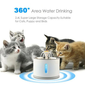 LED Automatic Pet Water Fountain for Hydrated Pets