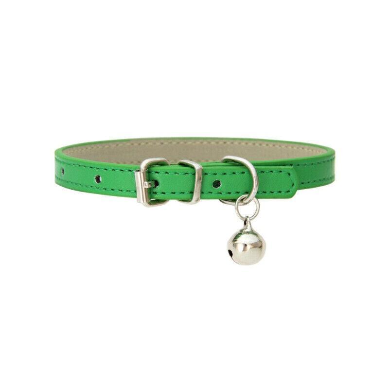 Stylish Designer Dog Collars Premium Leather & Adjustable Fit 9 Colours