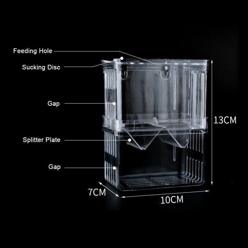 Durable Fish Tank Breeding Box for Safe Fish Separation