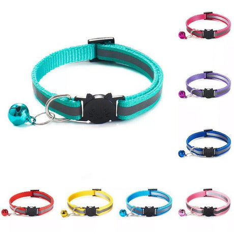 Reflective Cat Collar with Bell