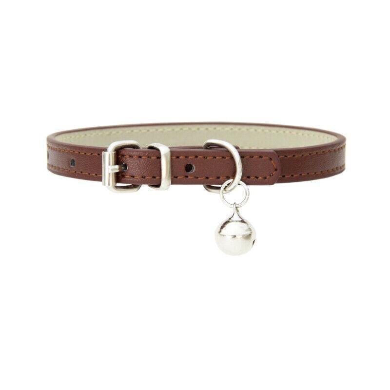 Leather Pet Collar 1*30cm Designer Pet Collars For Cats and Dogs 9 Colours