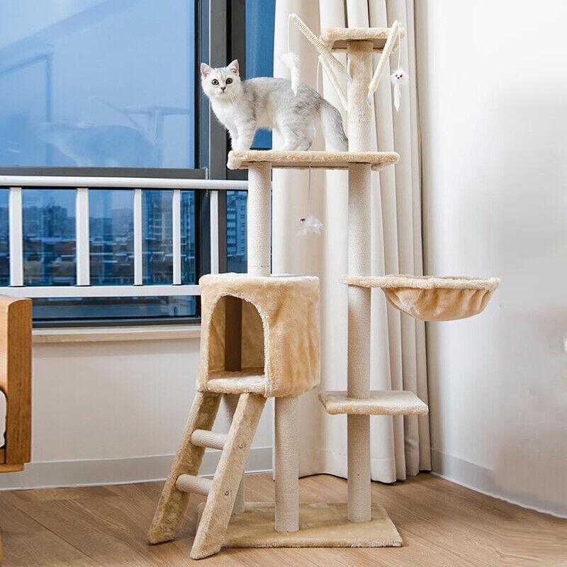 Multi-Level Cat Tower 4 Colours