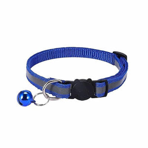 Pet Collar With Reflective Stripe Light Up Collars 12 Colours