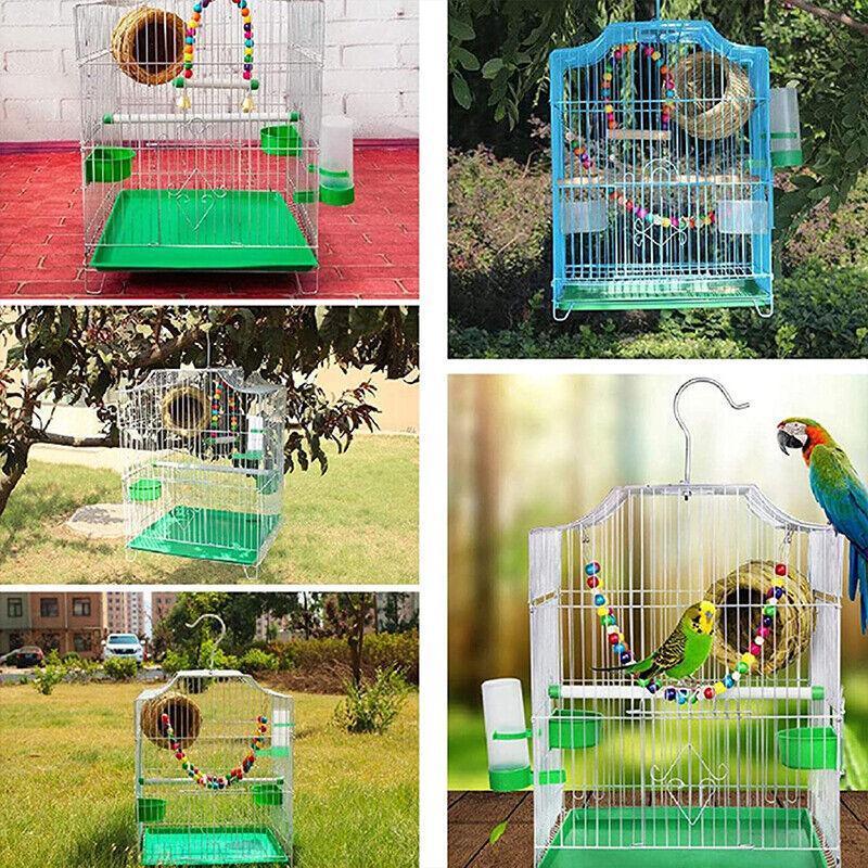 4-Piece Set Bird Water Feeder and Food Feeder for Bird Cages