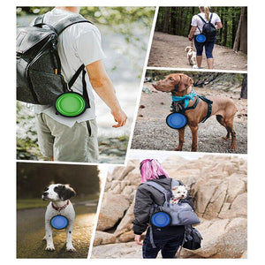 Portable Foldable Pet Bowl 9 Colours 350ml