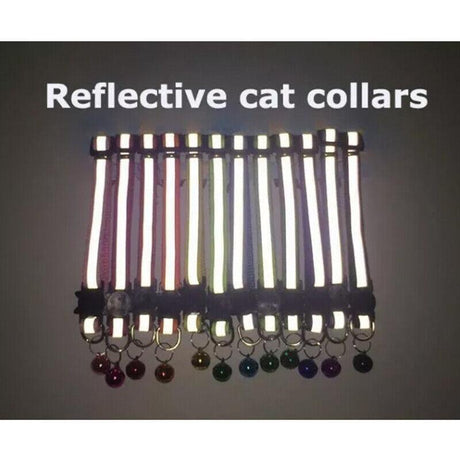 Reflective Cat Collar with Bell