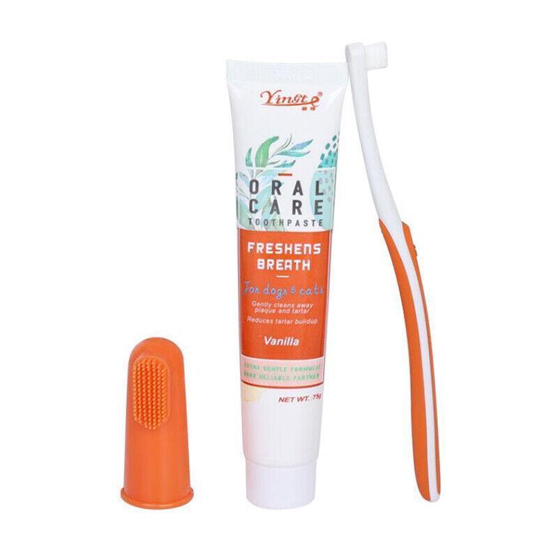 Dog Toothbrush and Paste Set for Effective Dental Care