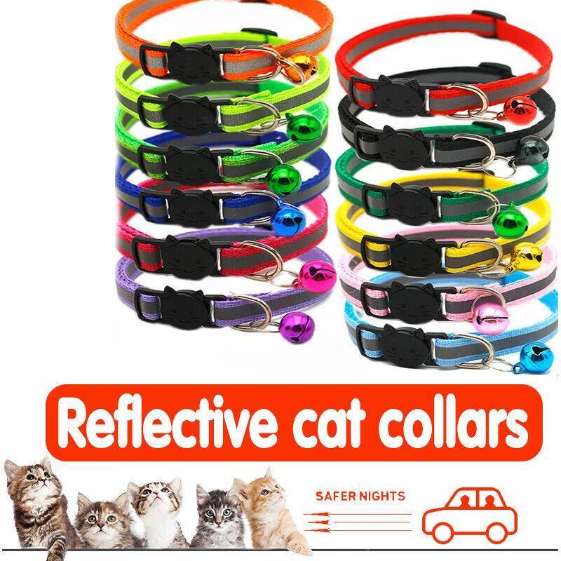 Reflective Cat Collar with Bell