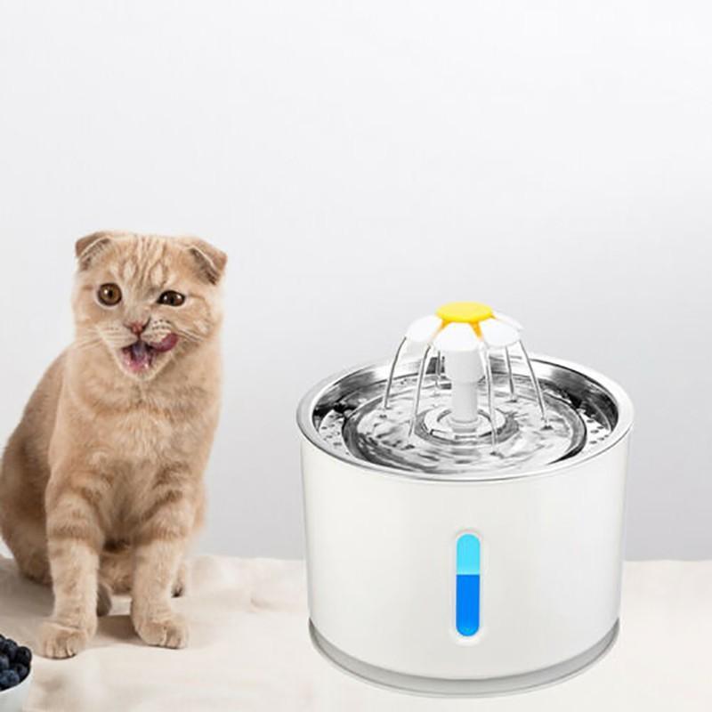 LED Automatic Pet Water Fountain for Hydrated Pets