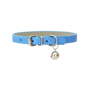 Leather Pet Collar 1*30cm Designer Pet Collars For Cats and Dogs 9 Colours