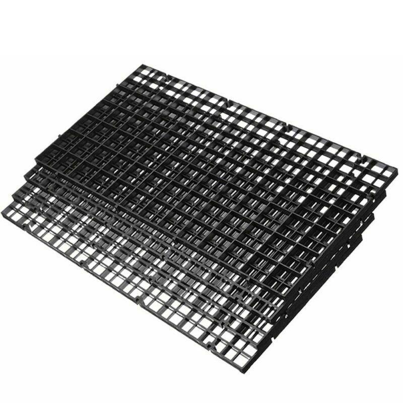 8Pcs Durable Fish Grid Dividers 30*15*0.6cm Black & White