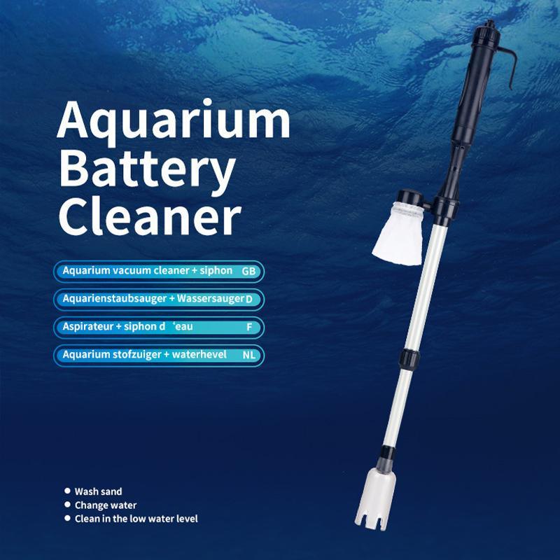 Battery-Powered Aquarium Gravel Cleaner