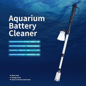 Battery-Powered Aquarium Gravel Cleaner