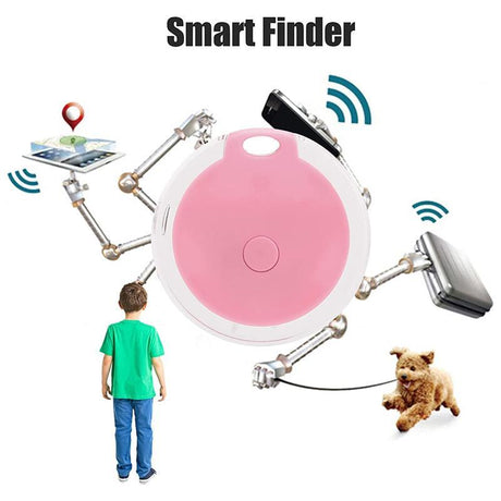 Smart Mini Pet Tracker for pets, keys, wallets, and bags