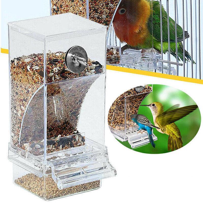 No-Mess Auto Cage Bird Feeder