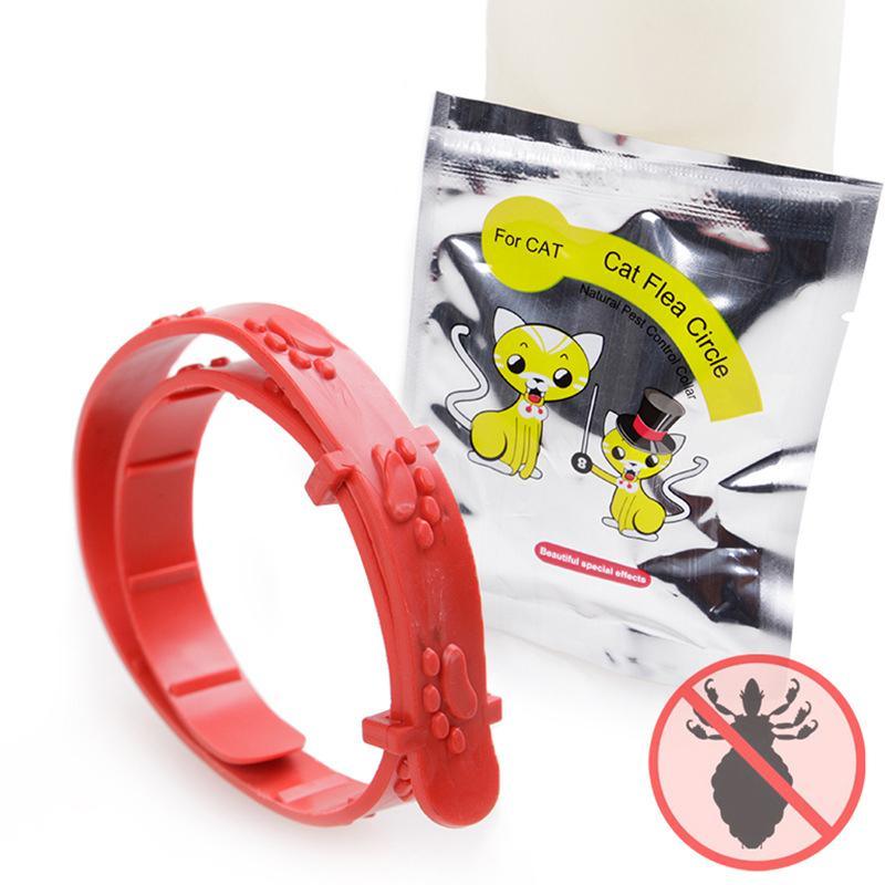 10PCS Adjustable Anti-Tick Cat Flea Collars