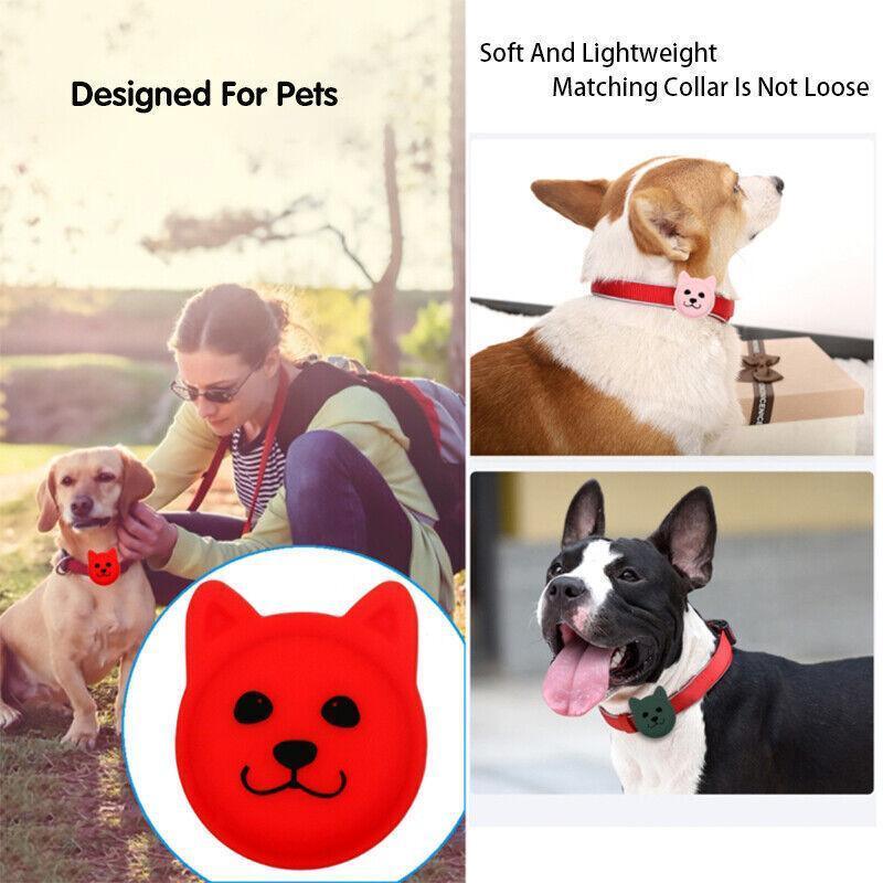 Durable Silicone Airtag Case for Pet Collars