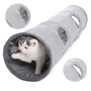 Interactive and Fun Cat Tunnel with Built-In Toy