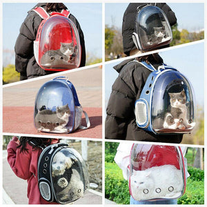 Space Capsule Cat Bubble Backpack Durable Pet Carrier