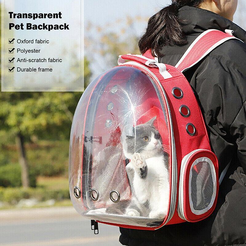 Space Capsule Cat Bubble Backpack Durable Pet Carrier