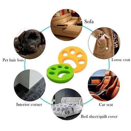 Efficient and Reusable Pet Hair Remover for Laundry