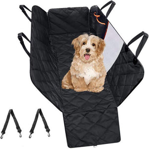 Premium waterproof Dog Seat Covers protecting a car's back seat