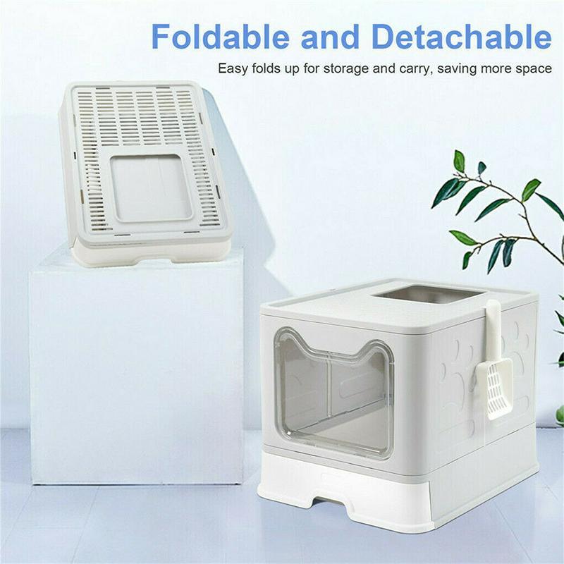 Hooded Enclosed Cat Litter Box