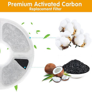 Replacement Carbon Filters for pet water fountains