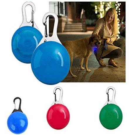 LED Pet Collar Pendant Leash Light for Night Safety