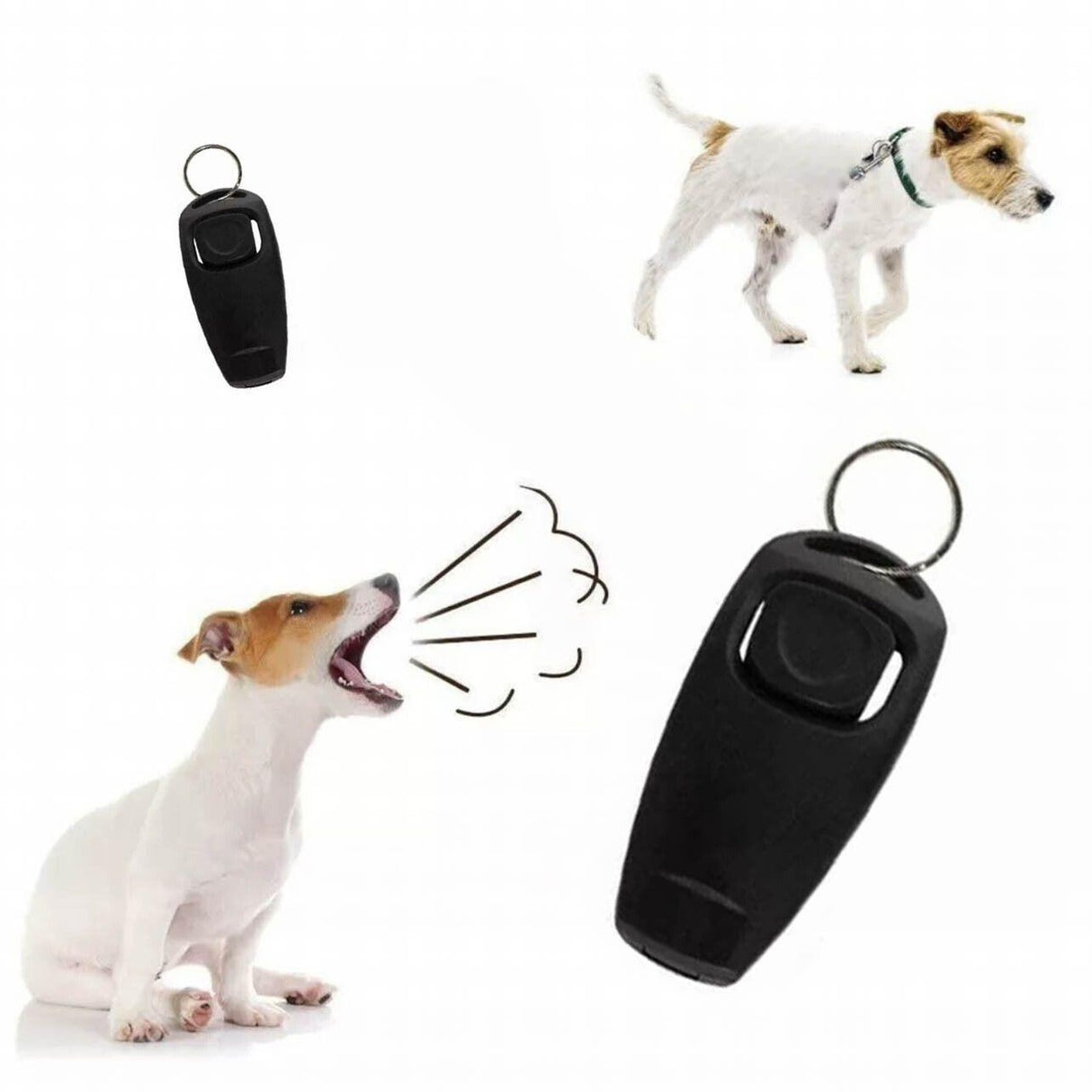 Effective Dog Whistle to Stop Barking with training clicker