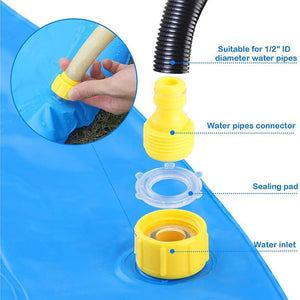 Pet-friendly Inflatable Sprinkler mat for summer fun